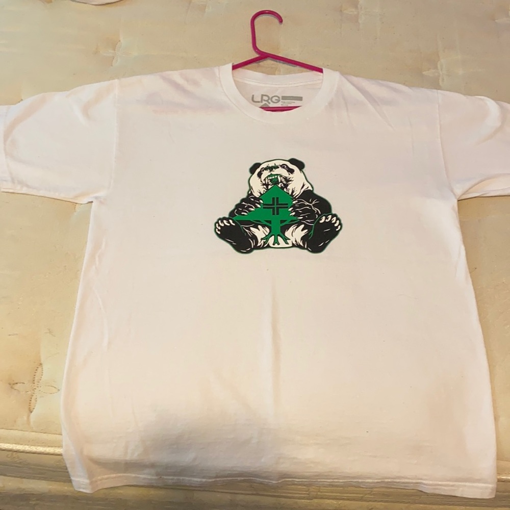 LRG white tee, very clean! Size Large
